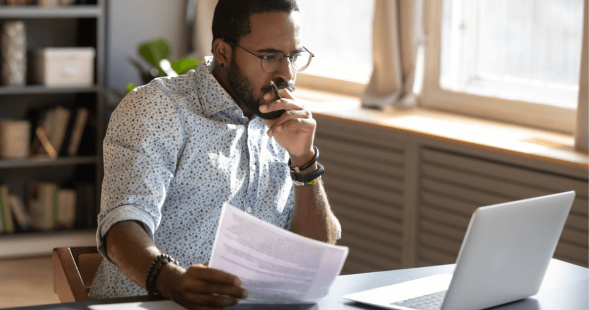 Man reading a report (1)