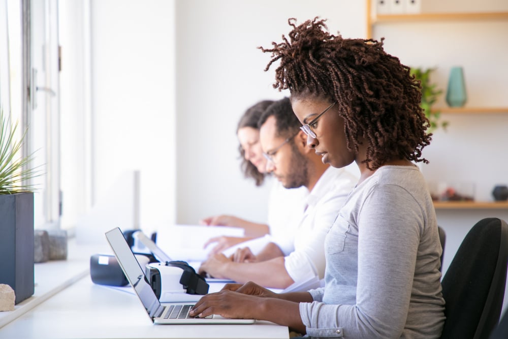 Recruitment-experts-working-on-a-better-talent-sourcing-strategy