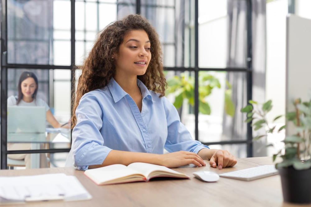 Woman-thinking-of-the-talent-sourcing-strategy-of-her-company